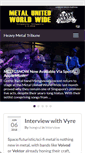Mobile Screenshot of heavymetaltribune.com